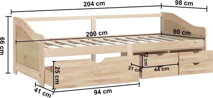 Produktbild VidaXL Ayline (90 x 200 cm)