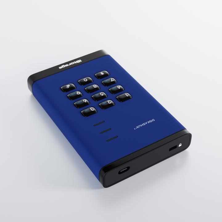Produktbild iStorage diskAshur3 HDD 2TB - Blue (2 TB)