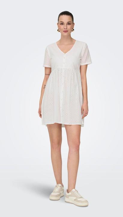 Produktbild JdY Normal geschnitten V-Ausschnitt Voluminöser Armschnitt Midikleid Kleid (XS)