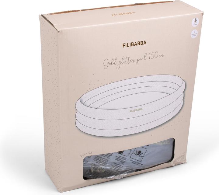 Actual product image Filibabba Alfie - Gold Glitter