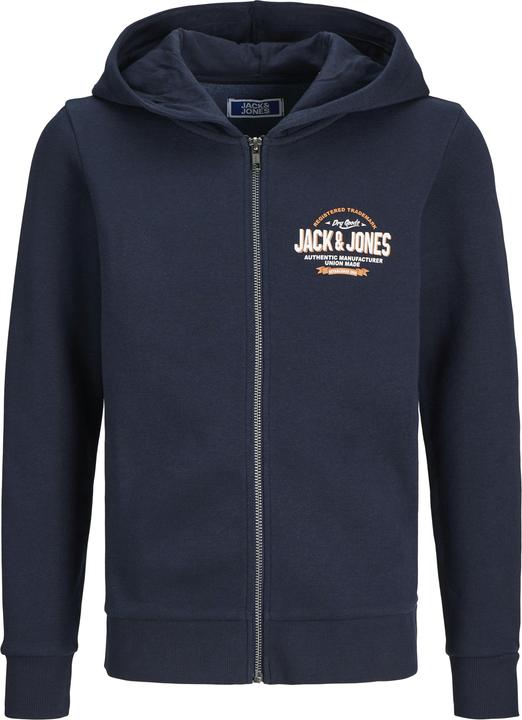 Actual product image Jack & Jones JJELOGO SWT ZIP HOOD 2COL 24/25 NOOS MNI (122)
