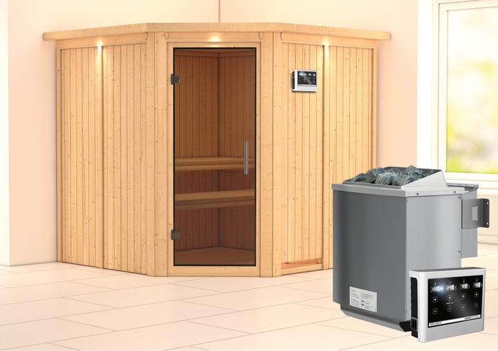 Produktbild Karibu Jarin mit Dachkranz (9 KW Bio externe Steuerung)