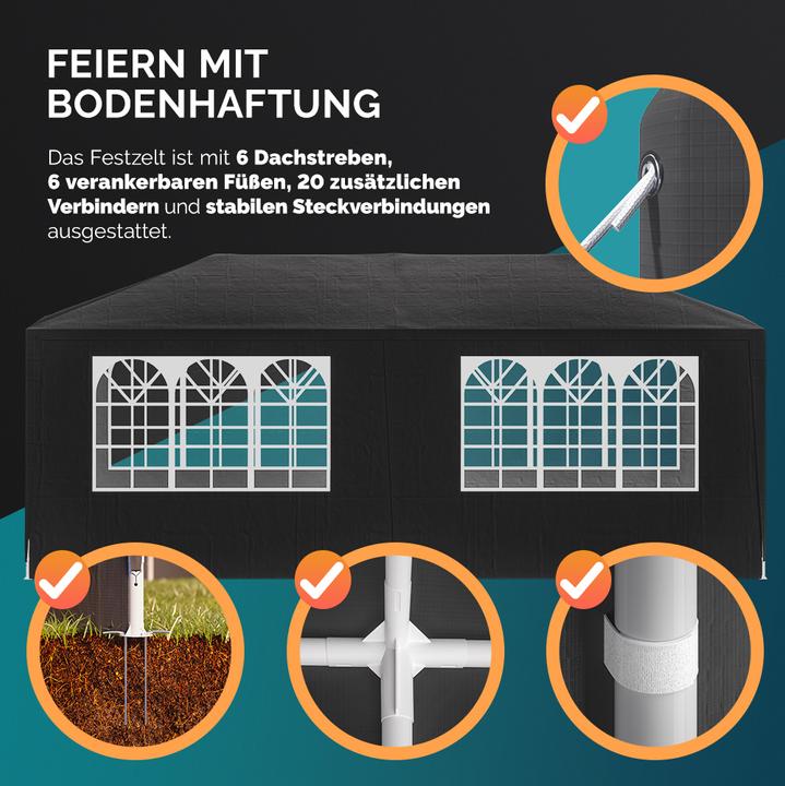 Produktbild Casaria Festzelt (600 cm, 300 cm)
