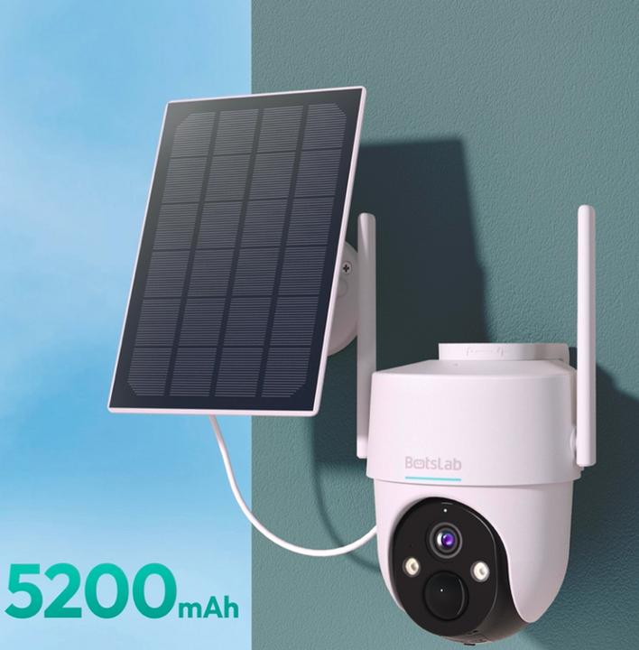 Produktbild Botslab PT Battery Wi-Fi Camera, 5200mAh Rechargeable Battery, AI Human Detection, IP65 Weatherproof