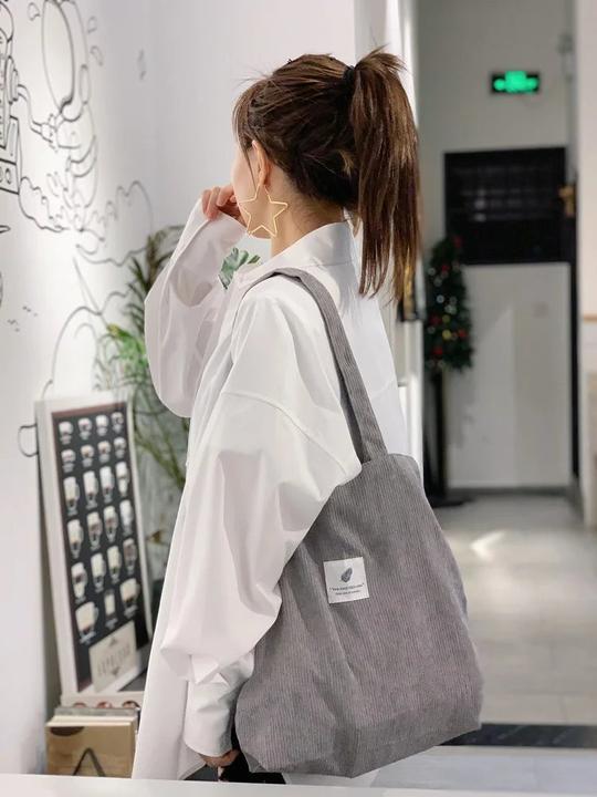 Produktbild Only-Bags.Store Kordtasche Handtaschen Umhängetaschen Weiche Umweltspeicher Wiederverwendbar Kleine und grosse