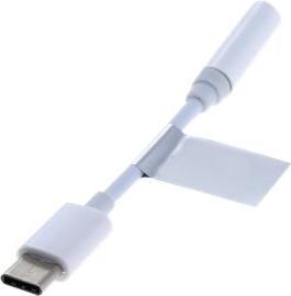 Berrybase Audio Adapter USB-C Stecker - Klinkenbuchse weiss