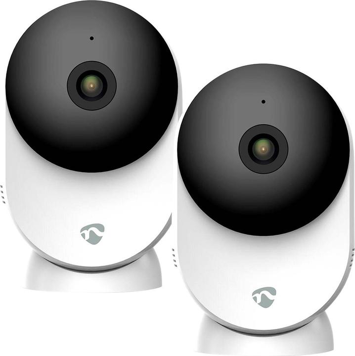Produktbild Nedis SmartLife Innenkamera mit Geräusch- und Bewegungserkennung, Full-HD, 2er-Set (2304 x 1296 Pixels)