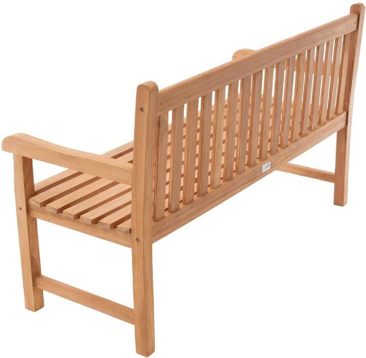 Produktbild VCM 3-Sitzer Gartenbank Parkbank hochwertig Teak Holz behandelt 150cm