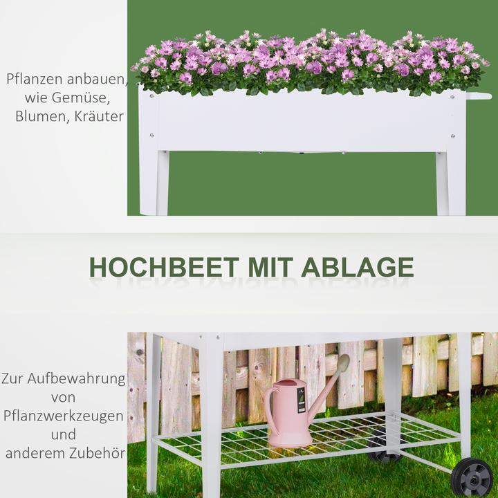 Produktbild Outsunny Mobiler Pflanzenwagen mit Stauraum