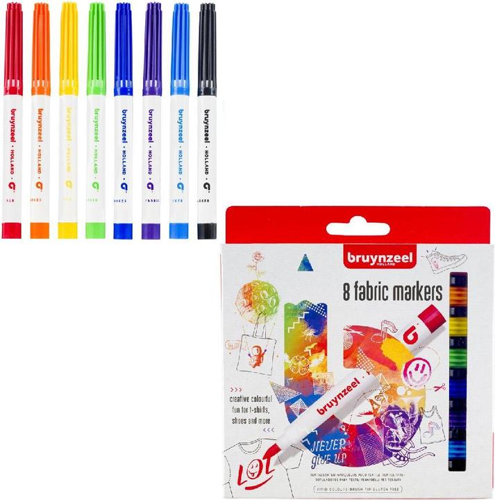 Produktbild Bruynzeel Textilmarker (Mehrfarbig, 8 x)