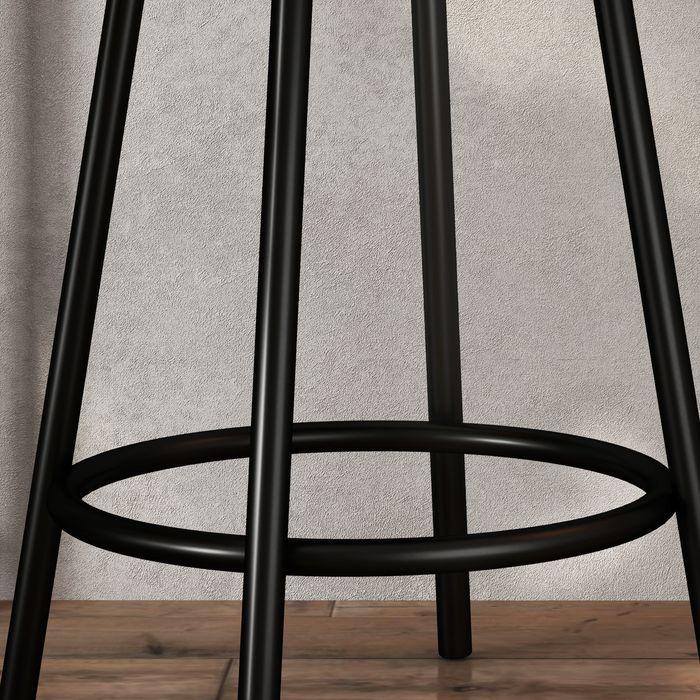 Immagine prodotto Swisshandel24 Bartisch mit Barhocker Set, 3-tlg. Bartisch-Set mit Küchentisch, 2 Barstühlen
