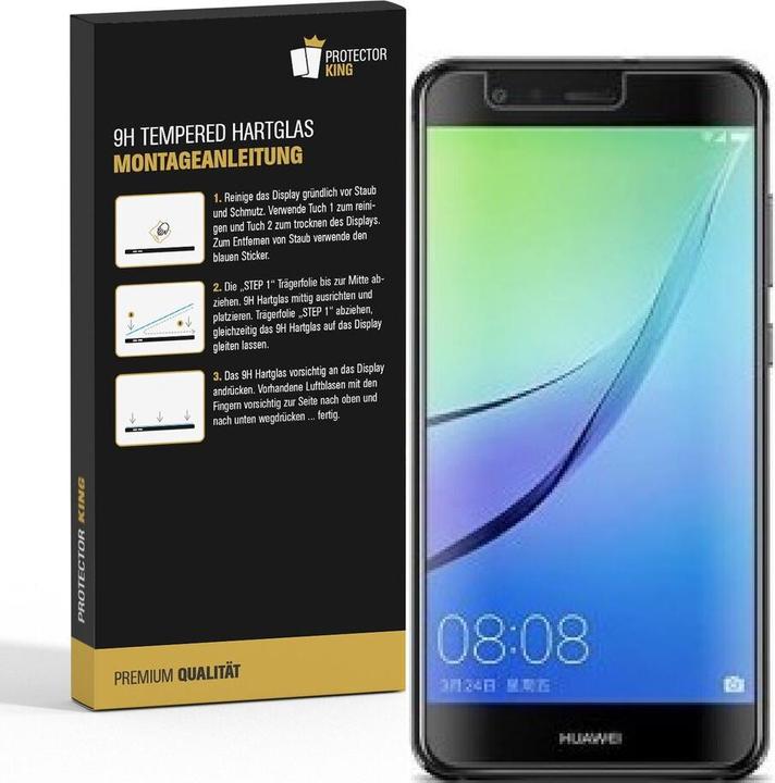 Actual product image Protectorking 3x real tempered 9H armoured glass 3D CLEAR (3 Piece, Huawei Nova Lite)