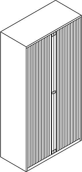 Produktbild Bisley Euro-Rollladenschrank (100 x 43 x 198 cm)