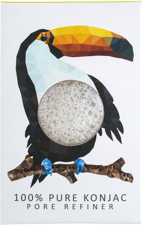 The Konjac Sponge Co. Mini Pore Refiner Rainforest Toucan for All Skin Types (Reinigungsmilch)