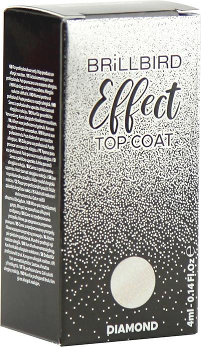 BrillBird Effect Top Coat – Diamond 4ml