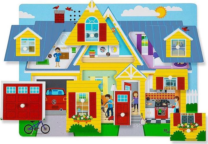 Image du produit Melissa & Doug Puzzle sonore - Maison (8 pièces)