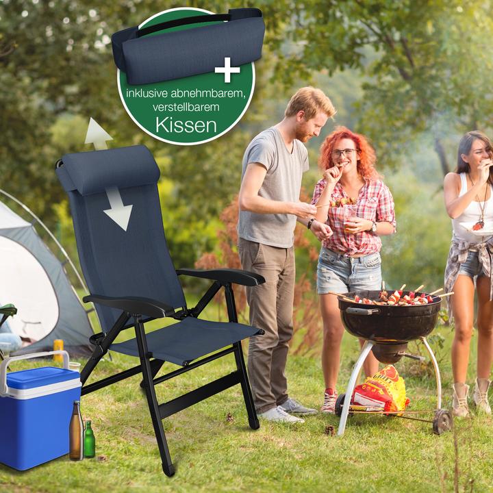 Actual product image Aktivshop Klappstuhl aktiv Camping mit Beinauflage