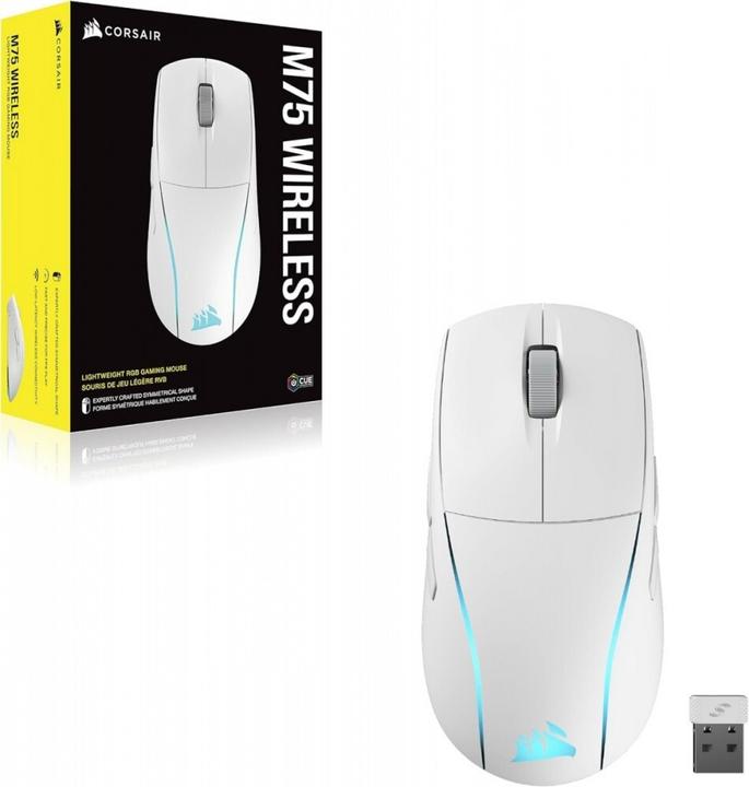 Actual product image Corsair M75 (Wireless, Cable)