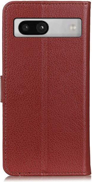 Actual product image MU Classic Litchi Leather Bookcover Series (Google Pixel 7a)