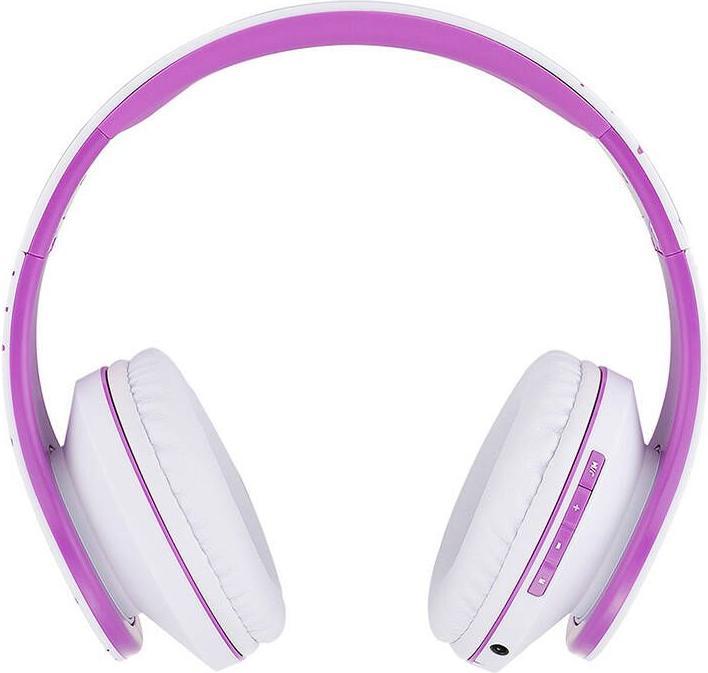 Productafbeelding PowerLocus Draadloze hoofdtelefoon P2 (wit-paars) (20 h, Draadloze)