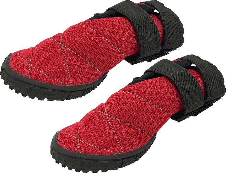 Swisspet Scarpe di protezione delle zampe SUN, rosso L (L, Scarpe per cani)