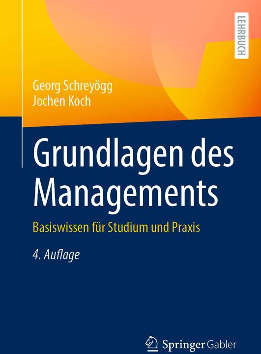 Actual product image Grundlagen des Managements (German, Georg Schreyögg, Jochen Koch, 2024)