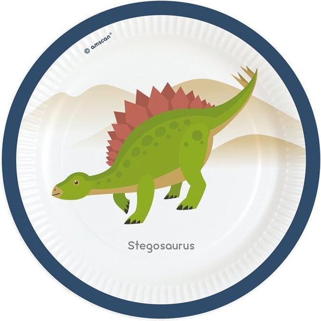 Image du produit Riethmüller 8 Assiettes Happy Dinosaur 23cm (8 x)