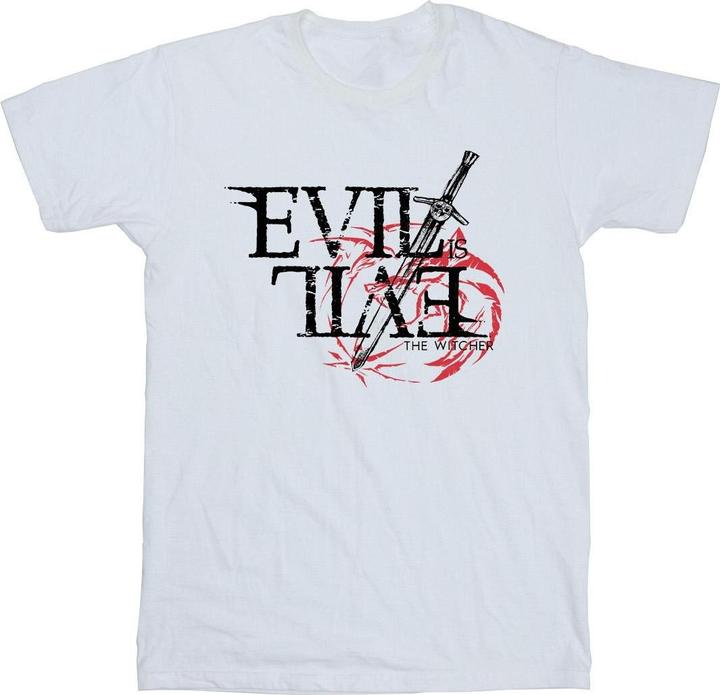Produktbild Netflix The Witcher Evil Is Evil TShirt (XXL)