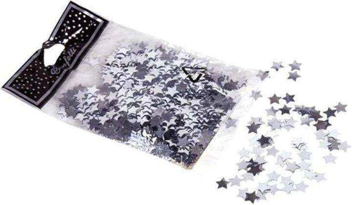 Produktbild Dekomat Streudeko Sterne 30 g, 1 cm, Silber