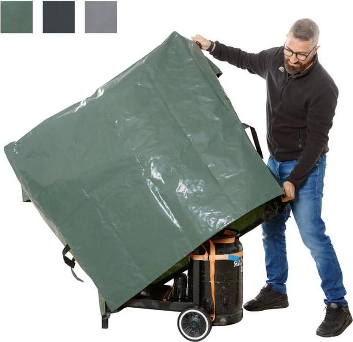 Immagine prodotto Keller Fahnen Blache für Gartengrill, gross, 145x60x110 cm anthrazit 270 g/m2 (Grill)