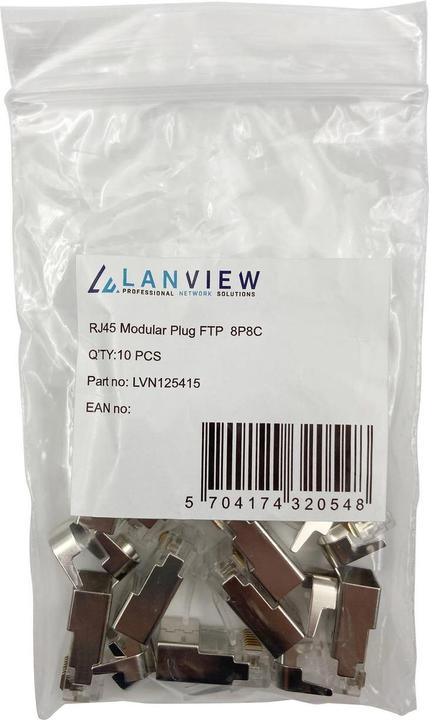 Produktbild Lanview RJ45 STP Stecker Cat6a für (Netzwerkkabel Stecker)