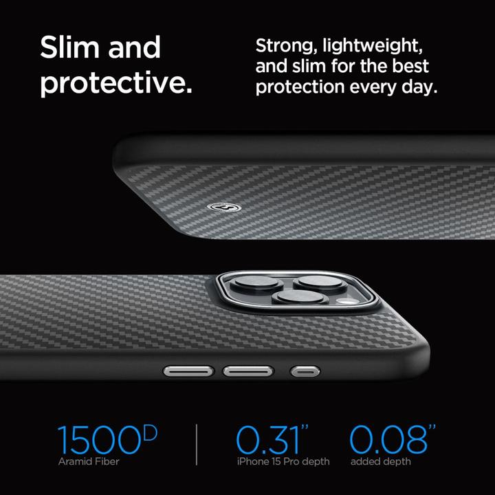 Actual product image Spigen Enzo (Apple iPhone 15 Pro)