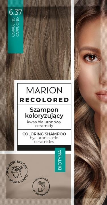 Produktbild Marion Recolored Colouring Shampoo 6.37 Cappucino 35Ml (35 ml)