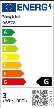 Energie-Label Villeroy & Boch Neapel 2.0 (185 lm)