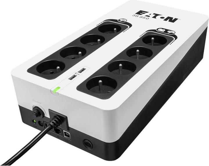 Eaton 3S850F Unterbrechungsfreie Stromversorgung (USV) Standby (Offline) 850 VA 8 AC-Ausgänge (850 VA, 510 W, Standby USV)