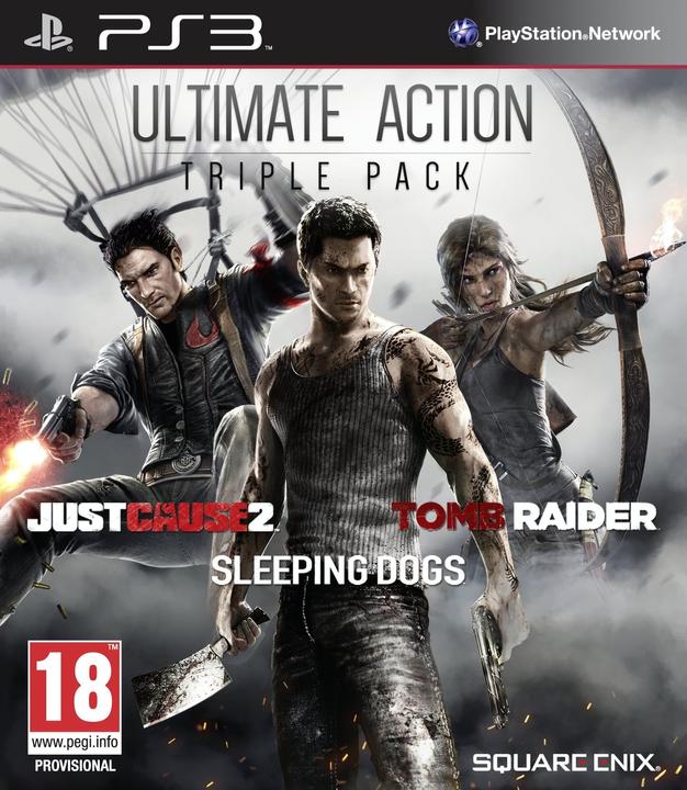 Image du produit Square Enix Bundle Just Cause 2, Sleeping Dogs & Tomb Raider (PS3, EN)