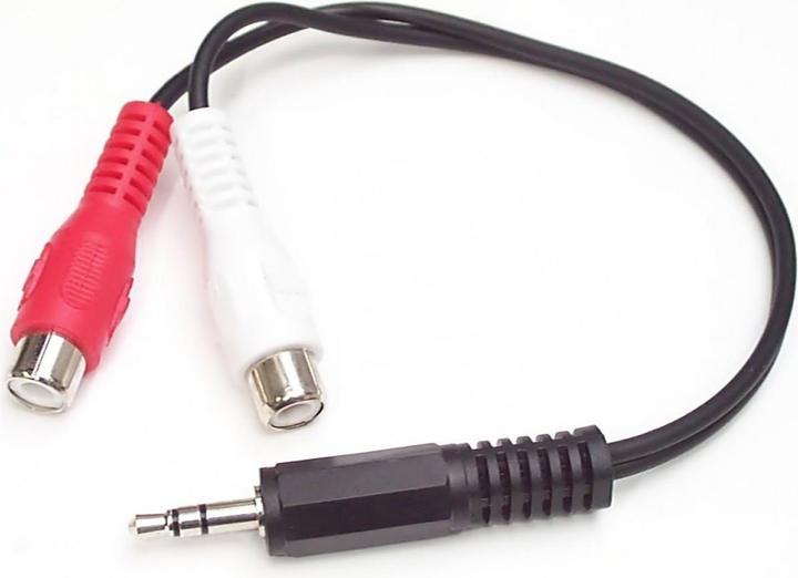 Actual product image StarTech 6in Rca Stereo Audio Cable (0.15 m, Cinch)