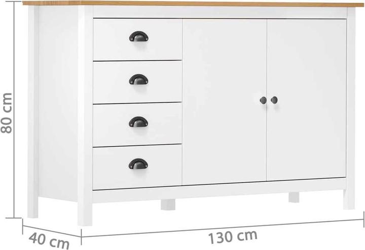 Produktbild VidaXL Arjun (130 x 40 x 80 cm)