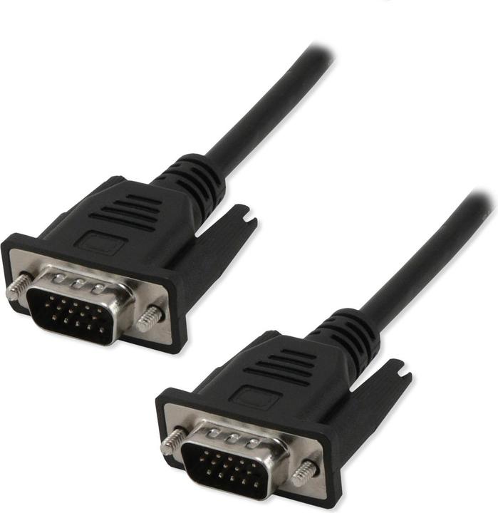 Produktbild MCL CABLE VGA HD15 MALE / MALE - 1,8M (2 m, VGA)