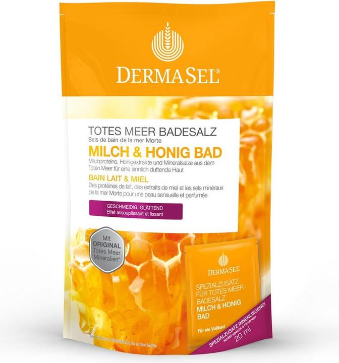 Immagine prodotto DermaSel Badesalz Milch & Honig deutsch/französisch (Sali da bagno)