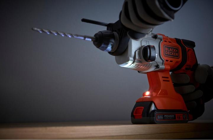 Productafbeelding Black & Decker Black+Decker 18V SDS PLUS boormachine 2,5Ah (Oplaadbare batterij)