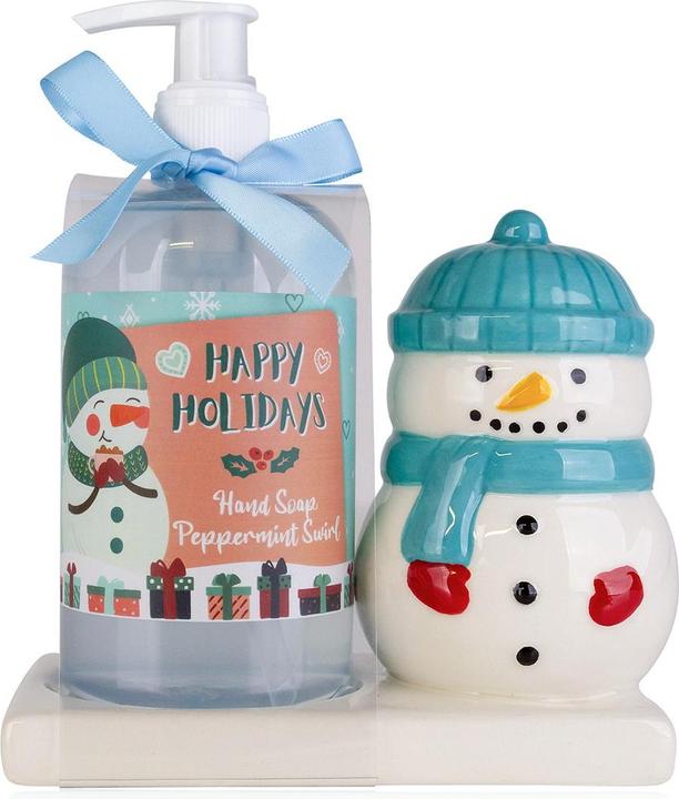 Accentra Seifenspender mit Handseife SNOWMAN (Handseifenspender, 350 ml)