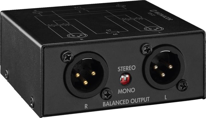 Image du produit Monacor Symétriseur audio 2 canaux (Analogique -> Numérique)