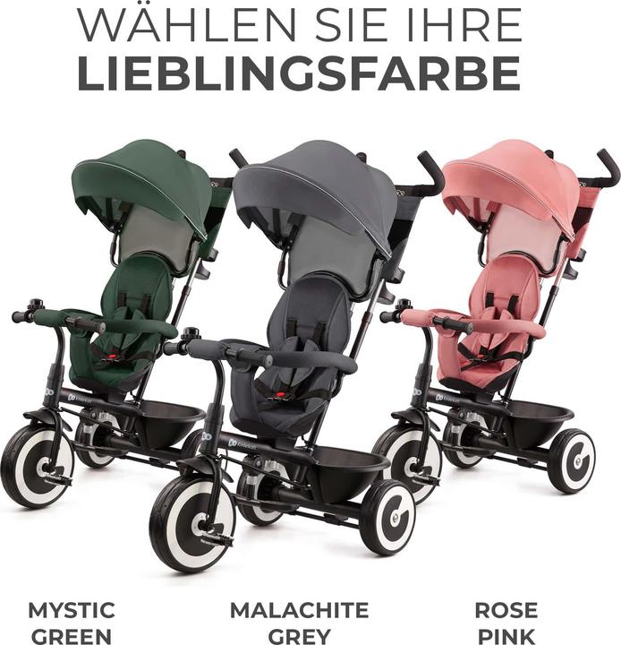 Productafbeelding KinderKraft driewieler ASTON MYSTIC GROEN