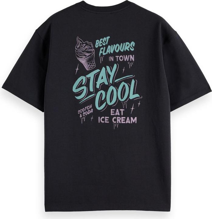 Produktbild Scotch & Soda Relaxed-fit front and back artwork T-shirt (L)