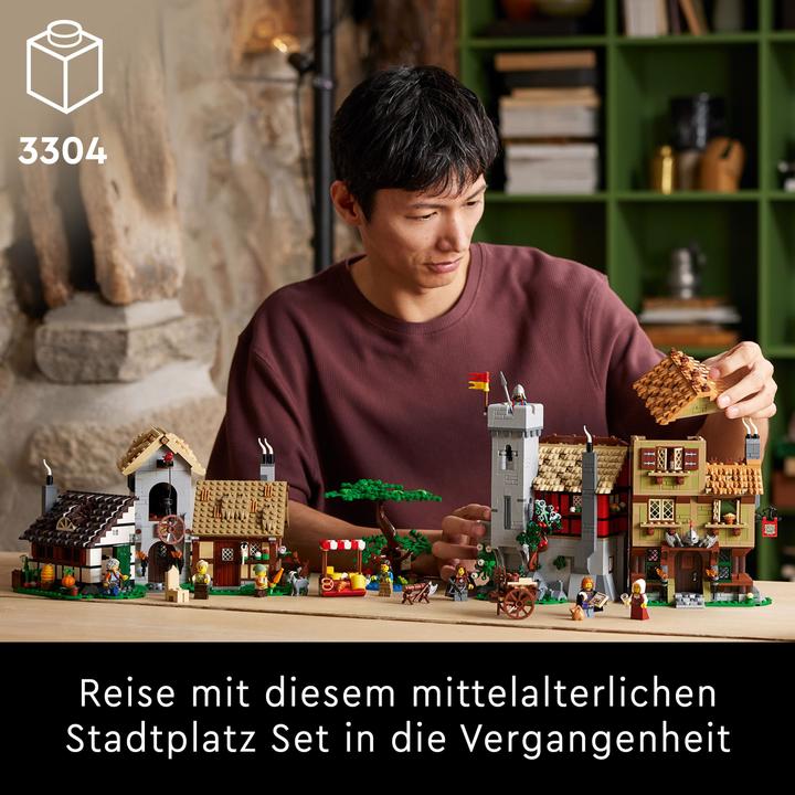 Actual product image LEGO Medieval town square (10332, LEGO Icons, LEGO Rare Sets)