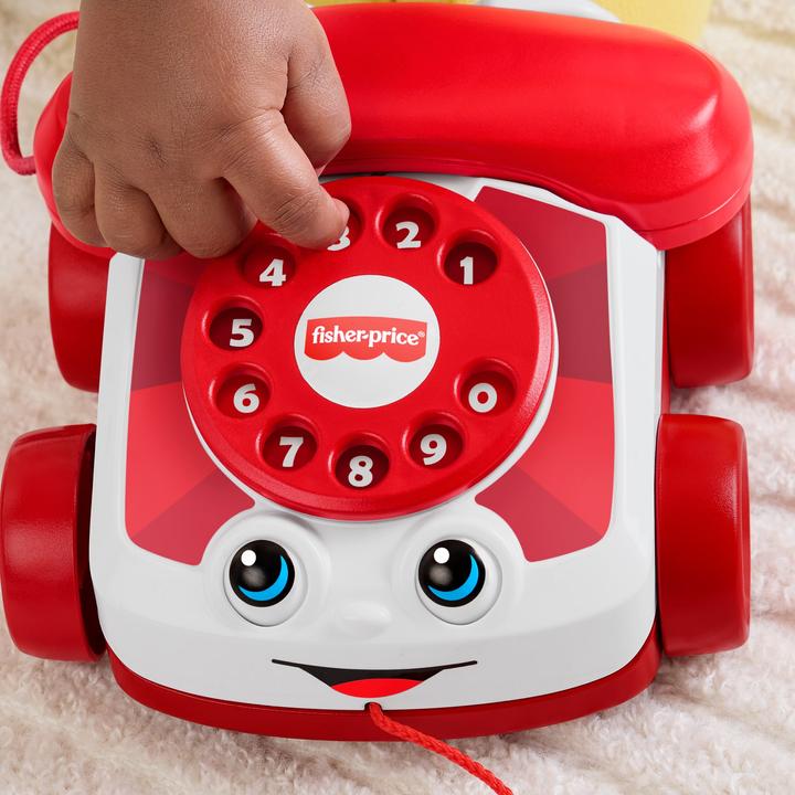 Actual product image Fisher-Price Mattel 80th Anniversary Ruby Red Chatter Phone