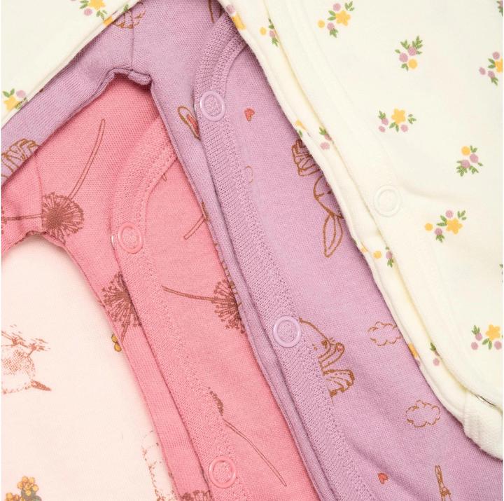 Produktbild Pippi Wickel-Langarm-Body 4er-Set Dusty Rose Gr. 74 (74)