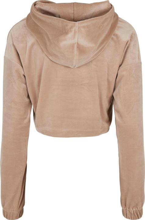 Image du produit Urban Classics Sweat à capuche croisé en velours pour femmes (3XL)