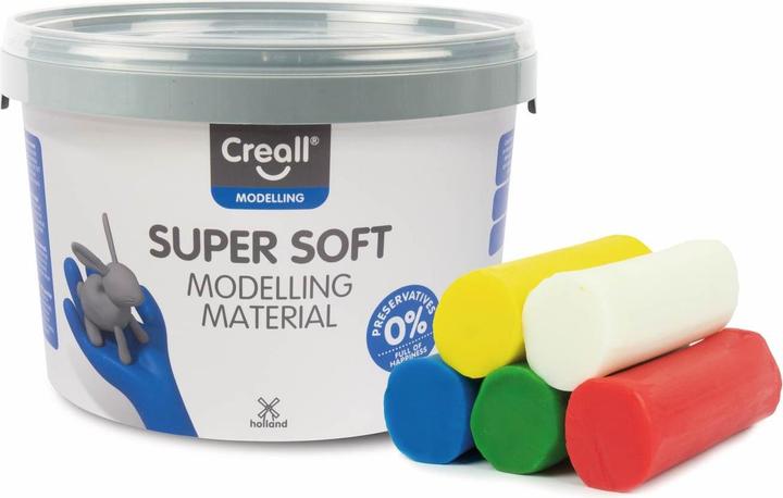 Produktbild Creall Supersoft Klei 5 kleuren, 1750gr.